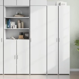 Aparador de madera de ingeniería blanco 45x42,5x185 cm de , Aparadores - Ref: Foro24-3281406, Precio: 176,90 €, Descuento: %