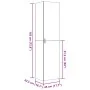 Aparador de madera de ingeniería blanco 45x42,5x185 cm de , Aparadores - Ref: Foro24-3281406, Precio: 176,90 €, Descuento: %