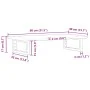 Estante de lavabo de pared acero y madera maciza de acacia de , Tocadores de baño - Ref: Foro24-3302717, Precio: 71,47 €, Des...