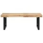 Estante de lavabo de pared acero y madera maciza de acacia by , bathroom vanities - Ref: Foro24-3302909, Price: 154,65 €, Dis...