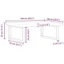 Estante de lavabo de pared acero y madera maciza de acacia by , bathroom vanities - Ref: Foro24-3302909, Price: 154,65 €, Dis...