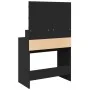 Tocador con luces LED negro 80x41x134,5 cm de , Tocadores para dormitorios - Ref: Foro24-848186, Precio: 169,09 €, Descuento: %