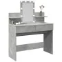 Tocador con luces LED gris hormigón 100x40x130 cm de , Tocadores para dormitorios - Ref: Foro24-848202, Precio: 137,89 €, Des...