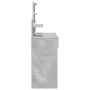 Tocador con luces LED gris hormigón 100x40x130 cm de , Tocadores para dormitorios - Ref: Foro24-848202, Precio: 137,89 €, Des...
