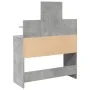 Tocador con luces LED gris hormigón 100x40x130 cm de , Tocadores para dormitorios - Ref: Foro24-848202, Precio: 137,89 €, Des...