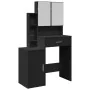 Tocador con mueble negro 80x35x132 cm von , Schlafzimmerkommoden - Ref: Foro24-848235, Preis: 136,28 €, Rabatt: %