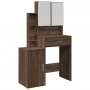 Tocador con mueble roble marrón 80x35x132 cm by , Bedroom Dressers - Ref: Foro24-848240, Price: 135,64 €, Discount: %