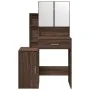 Tocador con mueble roble marrón 80x35x132 cm by , Bedroom Dressers - Ref: Foro24-848240, Price: 135,64 €, Discount: %