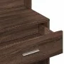 Tocador con mueble roble marrón 80x35x132 cm by , Bedroom Dressers - Ref: Foro24-848240, Price: 135,64 €, Discount: %