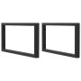 Estante de lavabo de pared de acero y madera maciza de roble de , Tocadores de baño - Ref: Foro24-3302633, Precio: 95,37 €, D...