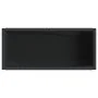 Jardinera con estante ratán sintético negro by , Pots and planters - Ref: Foro24-366387, Price: 64,52 €, Discount: %