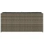 Jardineras con 2 maceteros 2 uds ratán PE gris 90x20x40 cm by , Pots and planters - Ref: Foro24-3210515, Price: 115,68 €, Dis...