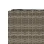Jardineras con 2 maceteros 2 uds ratán PE gris 90x20x40 cm by , Pots and planters - Ref: Foro24-3210515, Price: 115,68 €, Dis...