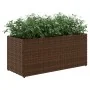 Jardineras con 2 maceteros 2 uds ratán PE marrón 72x30x32 cm de , Maceteros y jardineras - Ref: Foro24-3210529, Precio: 85,73...
