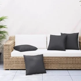 Cojines de sofá 4 unidades tela negro 40x40 cm de , Cojines para sillas y sofás - Ref: Foro24-360366, Precio: 29,46 €, Descue...