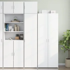 Armario estrecho madera de ingeniería blanco 45x42,5x225 cm by , Sideboards - Ref: Foro24-3281287, Price: 200,97 €, Discount: %