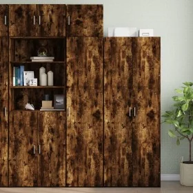 Armario estrecho madera ingeniería roble ahumado 45x42,5x225 cm de , Aparadores - Ref: Foro24-3281291, Precio: 196,93 €, Desc...