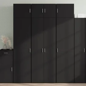 Armario de madera de ingeniería negro 70x42,5x225 cm de , Aparadores - Ref: Foro24-3281323, Precio: 245,68 €, Descuento: %
