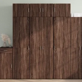 Armario de madera ingeniería marrón roble 70x42,5x225 cm by , Sideboards - Ref: Foro24-3281328, Price: 235,70 €, Discount: %
