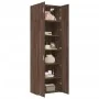 Armario de madera ingeniería marrón roble 70x42,5x225 cm by , Sideboards - Ref: Foro24-3281328, Price: 235,70 €, Discount: %