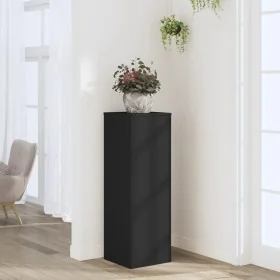 Soportes para plantas madera de ingeniería negro 33x33x100 cm de , Soportes para macetas - Ref: Foro24-852952, Precio: 74,33 ...