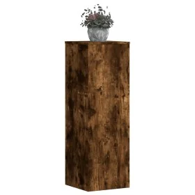 Soportes para plantas 2 uds madera roble ahumado 33x33x100 cm de , Soportes para macetas - Ref: Foro24-3307886, Precio: 117,9...