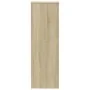 Soportes para plantas 2 uds madera roble Sonoma 33x33x100 cm de , Soportes para macetas - Ref: Foro24-3307884, Precio: 130,52...