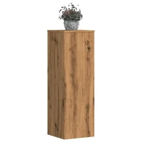 Soportes para plantas 2 uds madera roble artisian 33x33x100 cm de , Soportes para macetas - Ref: Foro24-3307890, Precio: 118,...