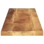 Tablero de mesa rectangular madera mango rugosa 110x30x3,8 cm de , Tableros para mesas - Ref: Foro24-371374, Precio: 55,13 €,...