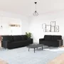 Juego de sofás con cojines 2 piezas tela negro by , Sofas - Ref: Foro24-3278339, Price: 544,74 €, Discount: %