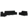 Juego de sofás con cojines 3 piezas tela negro de , Sofás - Ref: Foro24-3278307, Precio: 692,56 €, Descuento: %