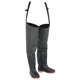 Botas altas de agua de pesca verde oscuro talla 43 de , Vadeadores para caza y para pesca - Ref: Foro24-4017031, Precio: 28,8...