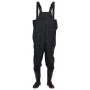 Vadeador de pecho con botas negro talla 42 de , Vadeadores para caza y para pesca - Ref: Foro24-4016985, Precio: 34,07 €, Des...