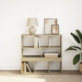 Estantería divisor de espacios roble Sonoma 100x33x94,5 cm de , Librerías y estanterías - Ref: Foro24-854474, Precio: 82,44 €...