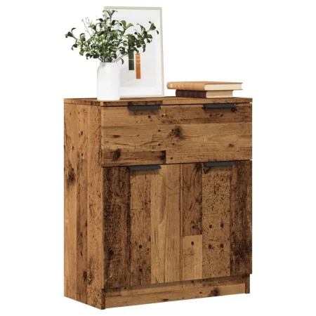 Aparador de madera de ingeniería envejecida 60x30x70 cm de , Aparadores - Ref: Foro24-856838, Precio: 74,44 €, Descuento: %