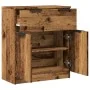 Aparador de madera de ingeniería envejecida 60x30x70 cm de , Aparadores - Ref: Foro24-856838, Precio: 74,44 €, Descuento: %