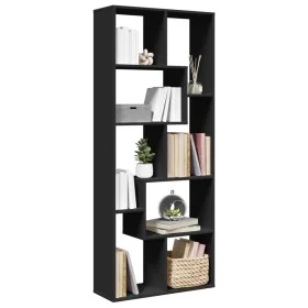 Librería divisora madera de ingeniería negra 67x25x161,5 cm de , Librerías y estanterías - Ref: Foro24-858076, Precio: 92,89 ...