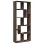 Librería divisora madera ingeniería marrón roble 67x25x161,5 cm de , Librerías y estanterías - Ref: Foro24-858081, Precio: 89...