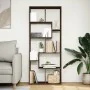 Librería divisora madera ingeniería marrón roble 67x25x161,5 cm de , Librerías y estanterías - Ref: Foro24-858081, Precio: 89...