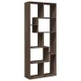 Librería divisora madera ingeniería marrón roble 67x25x161,5 cm de , Librerías y estanterías - Ref: Foro24-858081, Precio: 89...