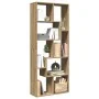 Librería divisora madera ingeniería roble artisan 67x25x161,5cm de , Librerías y estanterías - Ref: Foro24-858083, Precio: 83...