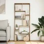 Librería divisora madera ingeniería roble artisan 67x25x161,5cm de , Librerías y estanterías - Ref: Foro24-858083, Precio: 83...