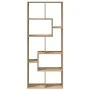 Librería divisora madera ingeniería roble artisan 67x25x161,5cm de , Librerías y estanterías - Ref: Foro24-858083, Precio: 83...