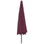Sombrilla de jardín con luces LED rojo burdeos 400 cm de , Sombrillas - Ref: Foro24-312534, Precio: 100,13 €, Descuento: %