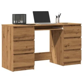Escritorio madera de ingeniería roble artisan 140x50x77 cm de , Escritorios - Ref: Foro24-855961, Precio: 194,75 €, Descuento: %
