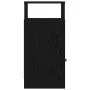 Mesilla de noche con cajón negro 25x31x66 cm de , Mesitas de noche - Ref: Foro24-858616, Precio: 70,03 €, Descuento: %