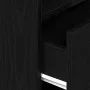 Mesilla de noche con cajón negro 25x31x66 cm de , Mesitas de noche - Ref: Foro24-858616, Precio: 70,03 €, Descuento: %