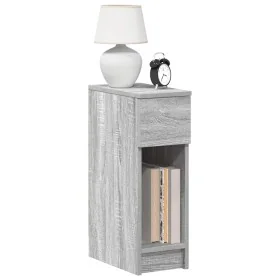 Mesilla de noche con cajón gris sonoma 20x36x60 cm by , Nightstands - Ref: Foro24-858705, Price: 45,73 €, Discount: %