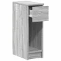 Mesilla de noche con cajón gris sonoma 20x36x60 cm de , Mesitas de noche - Ref: Foro24-858705, Precio: 45,73 €, Descuento: %