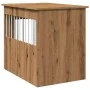 Jaula para perros madera ingeniería roble artesanal 55x80x68 cm de , Casetas para perros - Ref: Foro24-857643, Precio: 94,34 ...